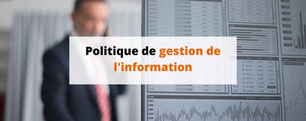 Politique de gestion de l'information